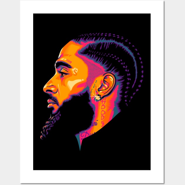 Nipsey Hussle Wall Art by lazartemarjun